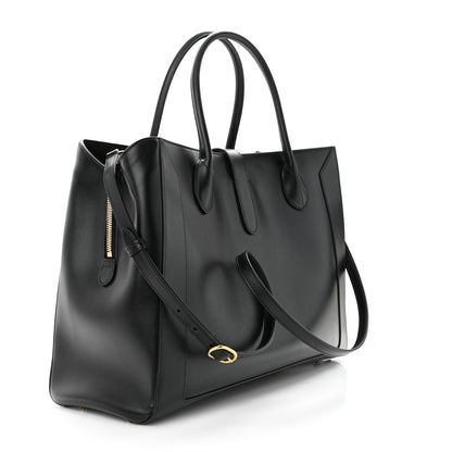 Gucci Boarded Plutone Calfskin Large Jackie 1961 Tote Black 3 of 10