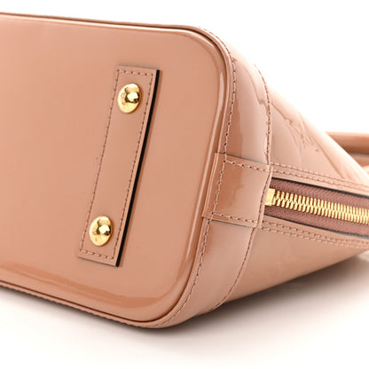 Louis Vuitton Vernis Alma BB Rose Velours 10 of 11