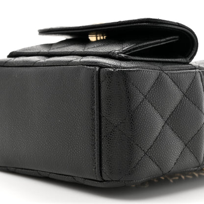 Chanel Caviar Quilted CC Mini Classic Backpack Black 9 of 10