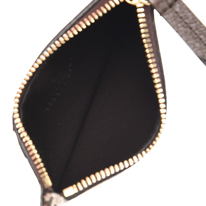 Gucci GG Supreme Monogram Bengal Coin Case Card Holder Beige Crop Pink New Acero 5 of 7