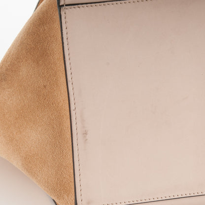Celine Smooth Calfskin Suede Medium Trapeze Dune 12 of 12