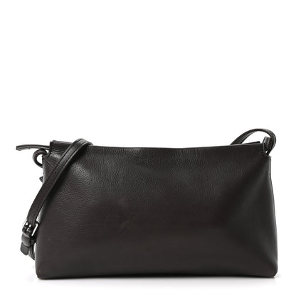 The Row Grained Calfskin Rene Crossbody Dark Brown 1 of 9