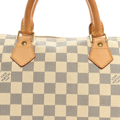 Louis Vuitton Damier Azur Speedy 30 8 of 12