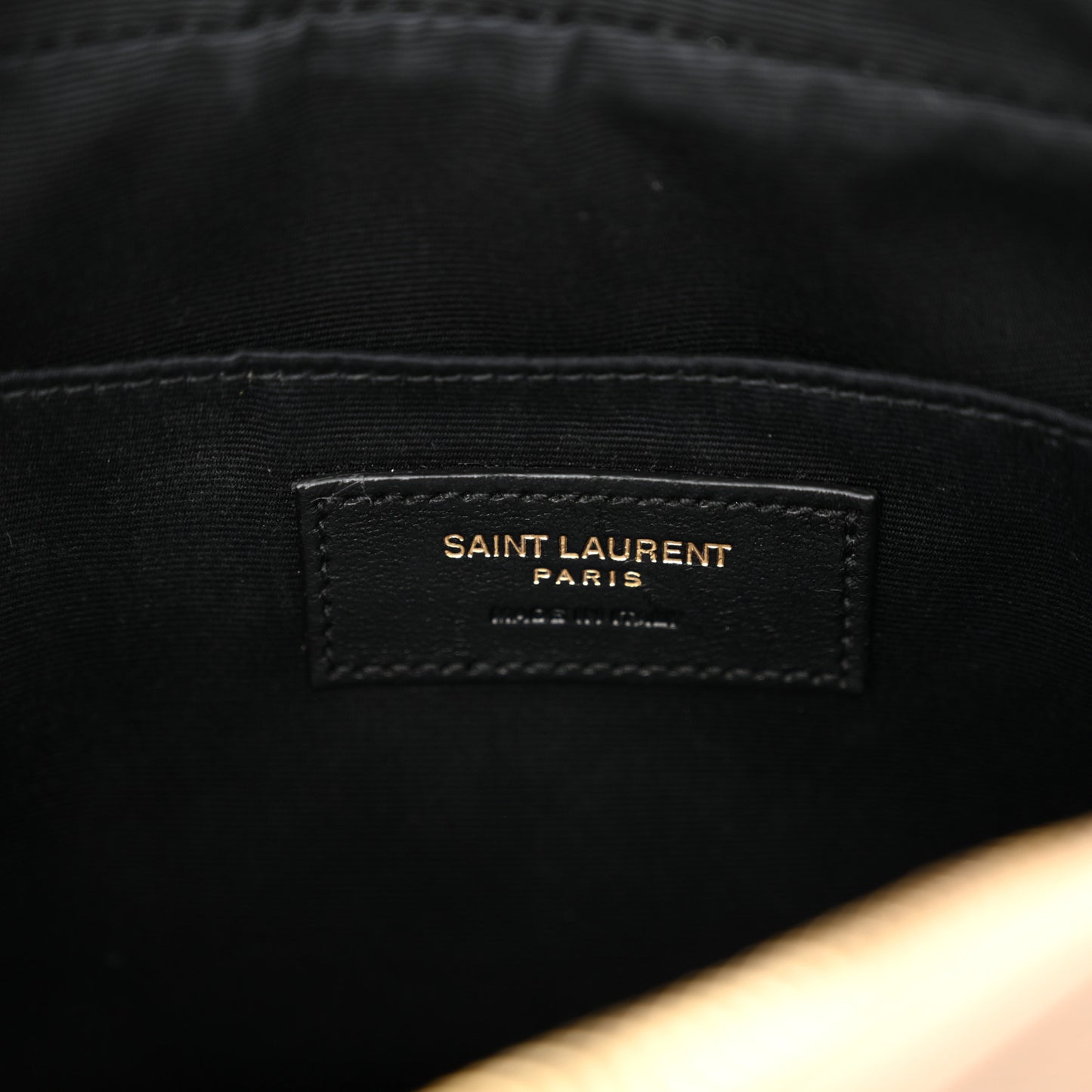 Calfskin Matelasse Monogram Lou Camera Bag Dark Beige