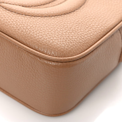 Gucci Pebbled Calfskin Small Soho Disco Bag Camelia 11 of 11