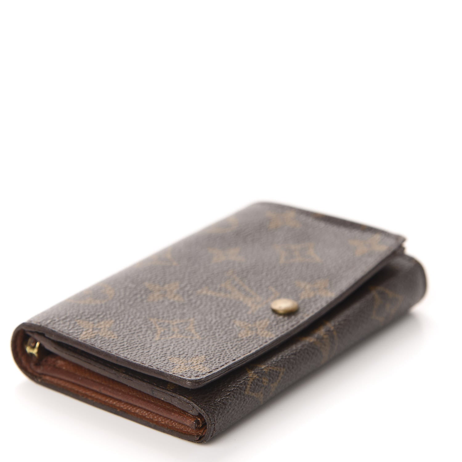 Louis Vuitton Monogram Porte-Monnaie Tresor Wallet 4 of 11