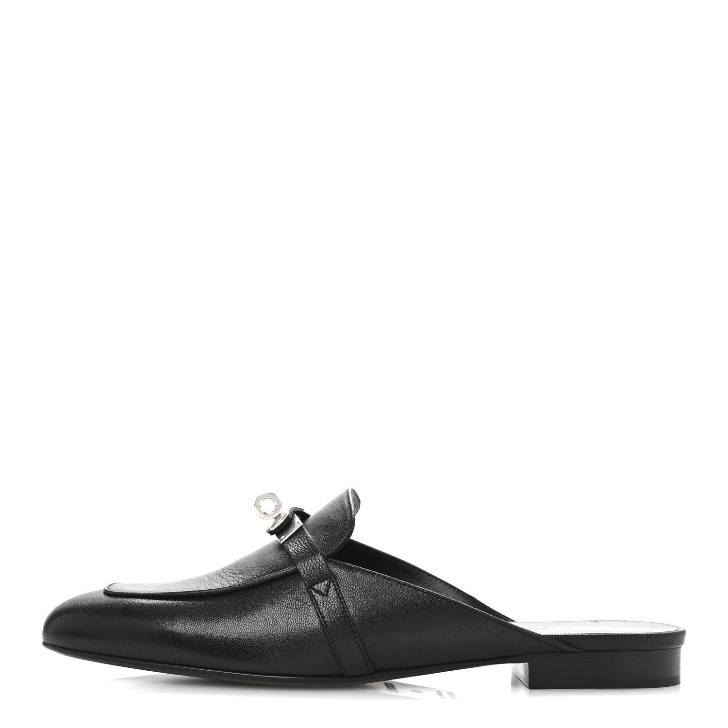 Hermes Goatskin Oz Mules 40 Black 1 of 11