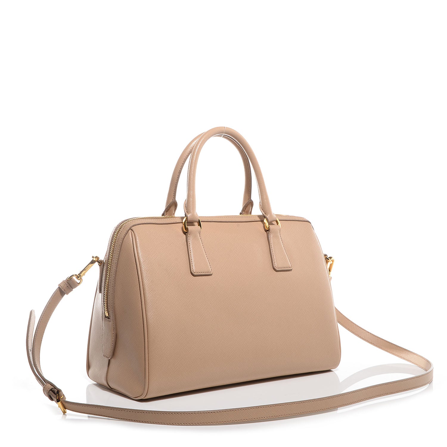 Prada Saffiano Lux Bowler Sabbia 4 of 11