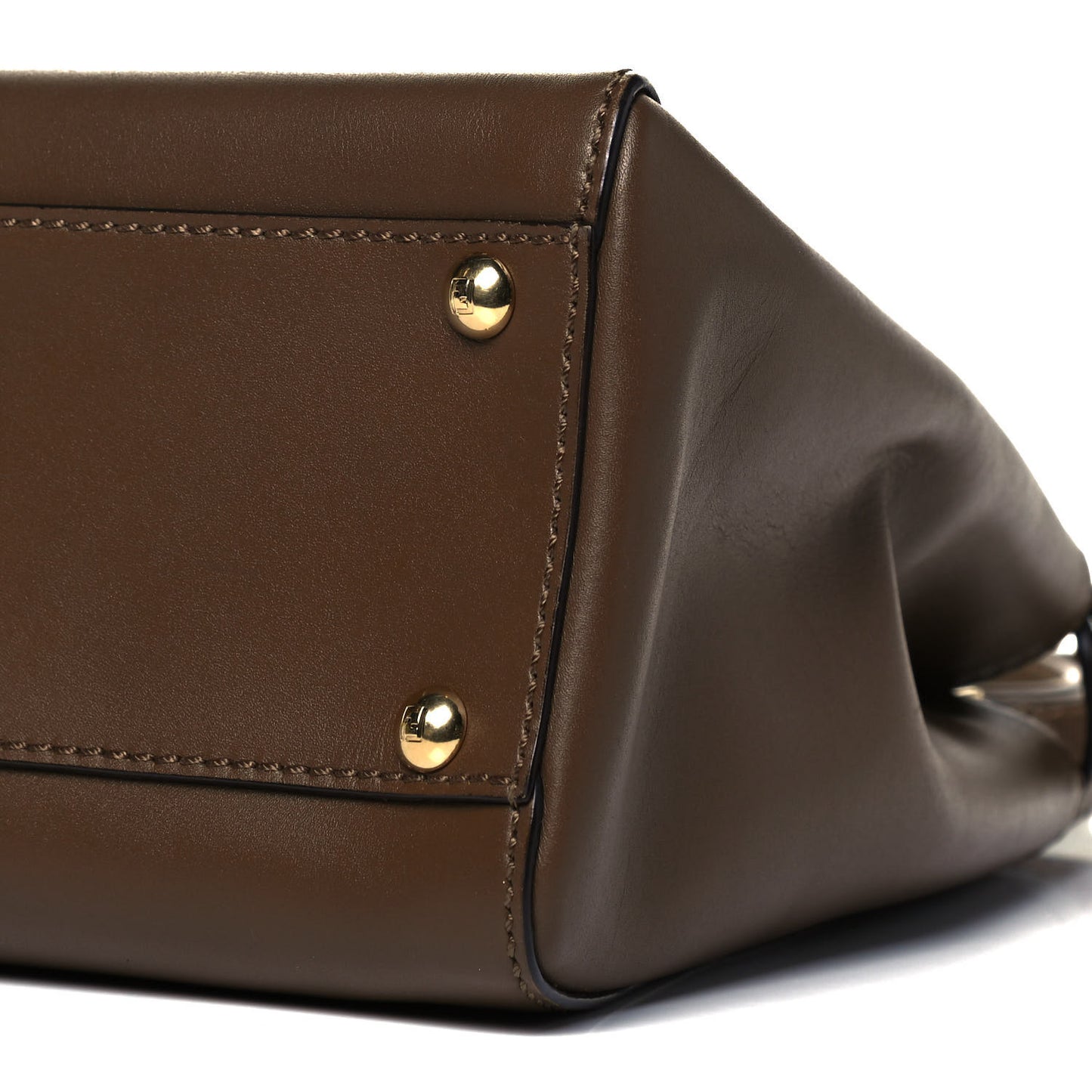 Vitello Morgan Fabric Jacquard Pequin Medium Peekaboo Iconic Satchel Foresta Tobacco Black
