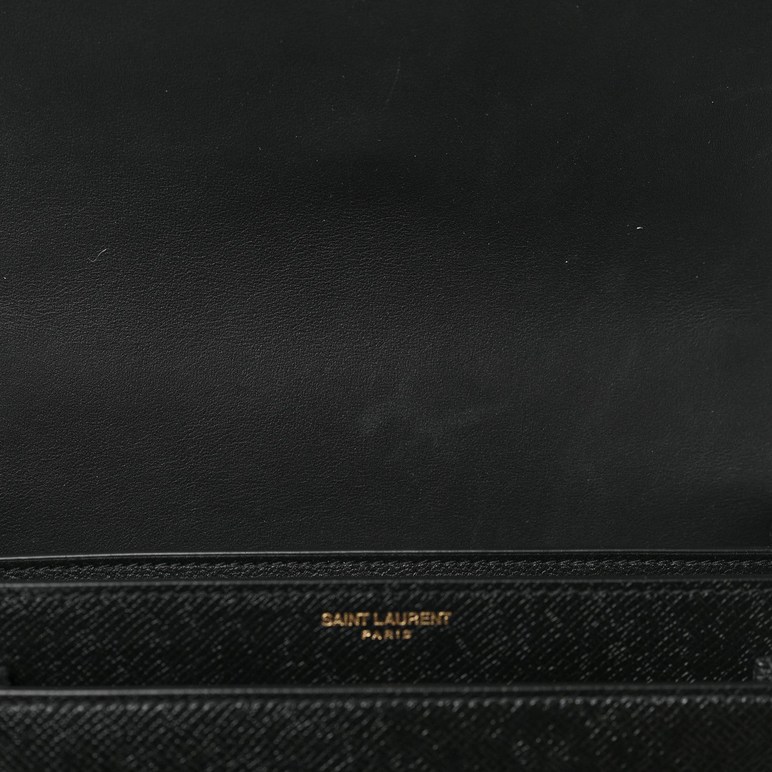 Saint Laurent Coated Bark Calfskin Medium Monogram Sunset Black 9 of 10