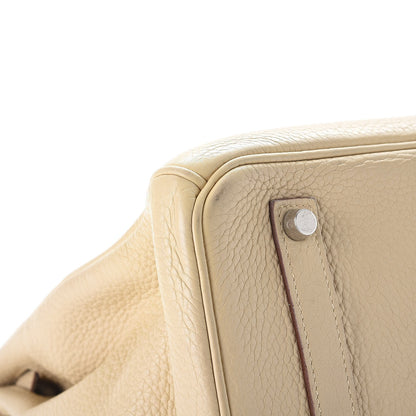 Hermes Taurillon Clemence Birkin 35 Parchemin 47 of 56