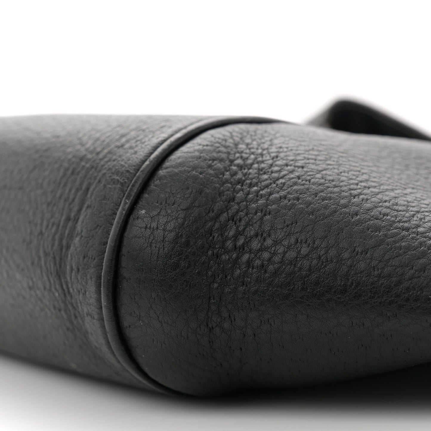 Calfskin Gancini Lock Hobo Black