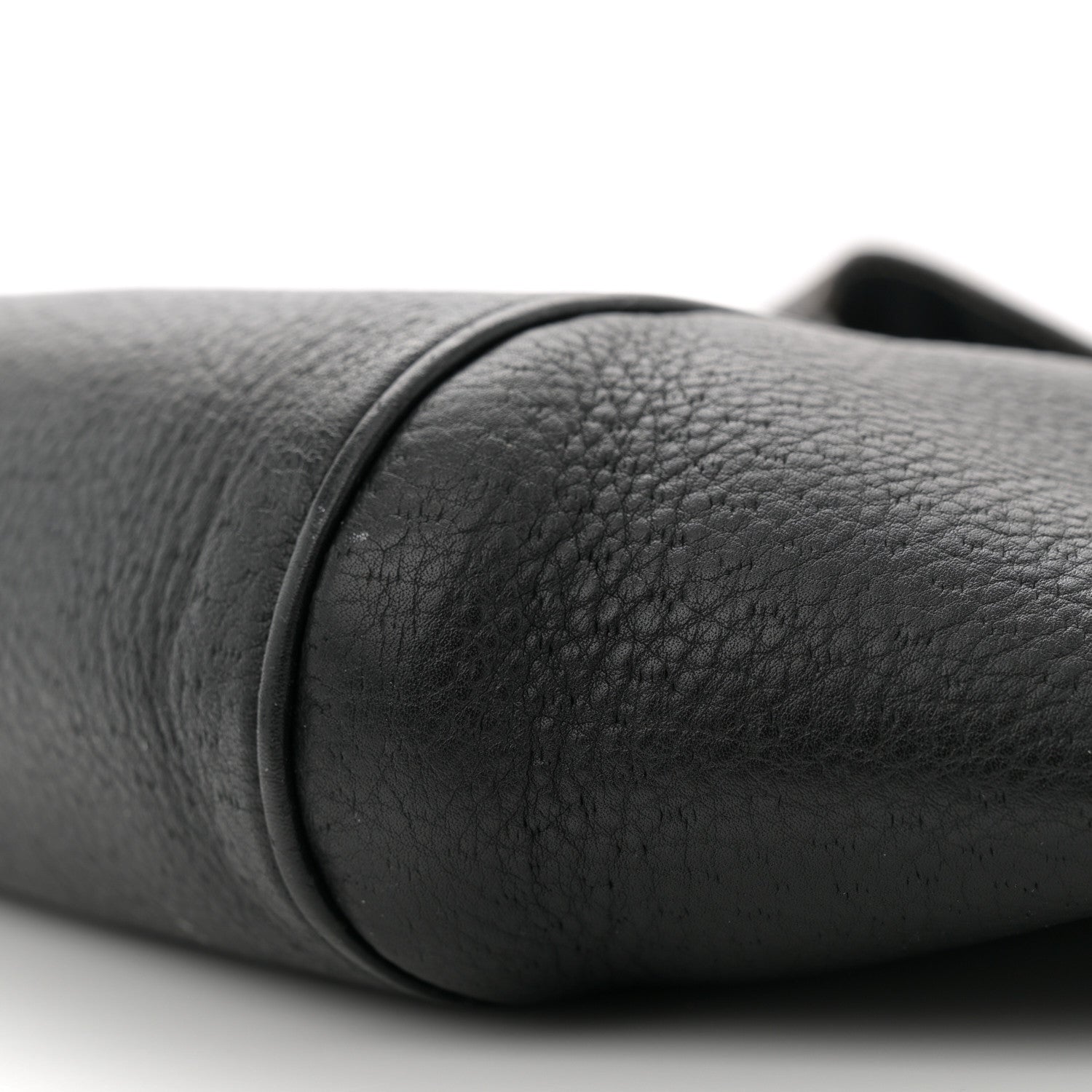 Salvatore Ferragamo Calfskin Gancini Lock Hobo Black 9 of 13