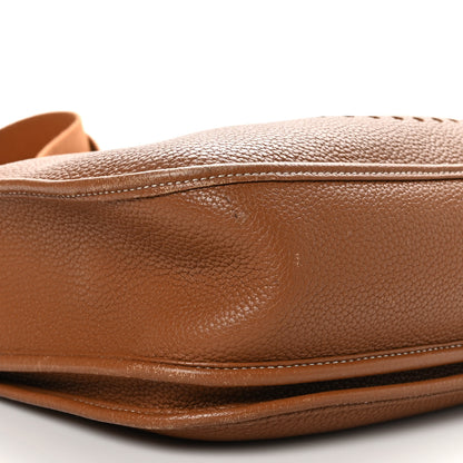 Hermes Taurillon Clemence Evelyne III GM Gold 8 of 10
