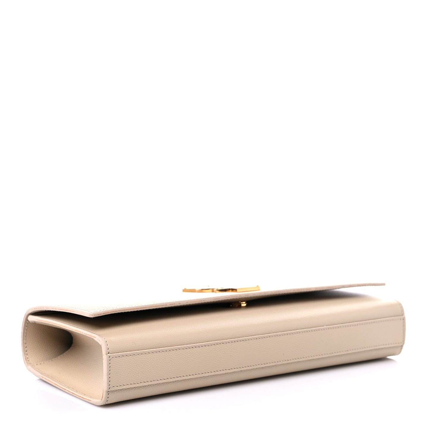 Grain De Poudre Classic Monogram Cassandre Clutch Nude Powder