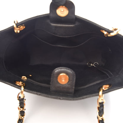 Chanel Caviar Quilted Petit Shopping Tote PST Black 5 of 11