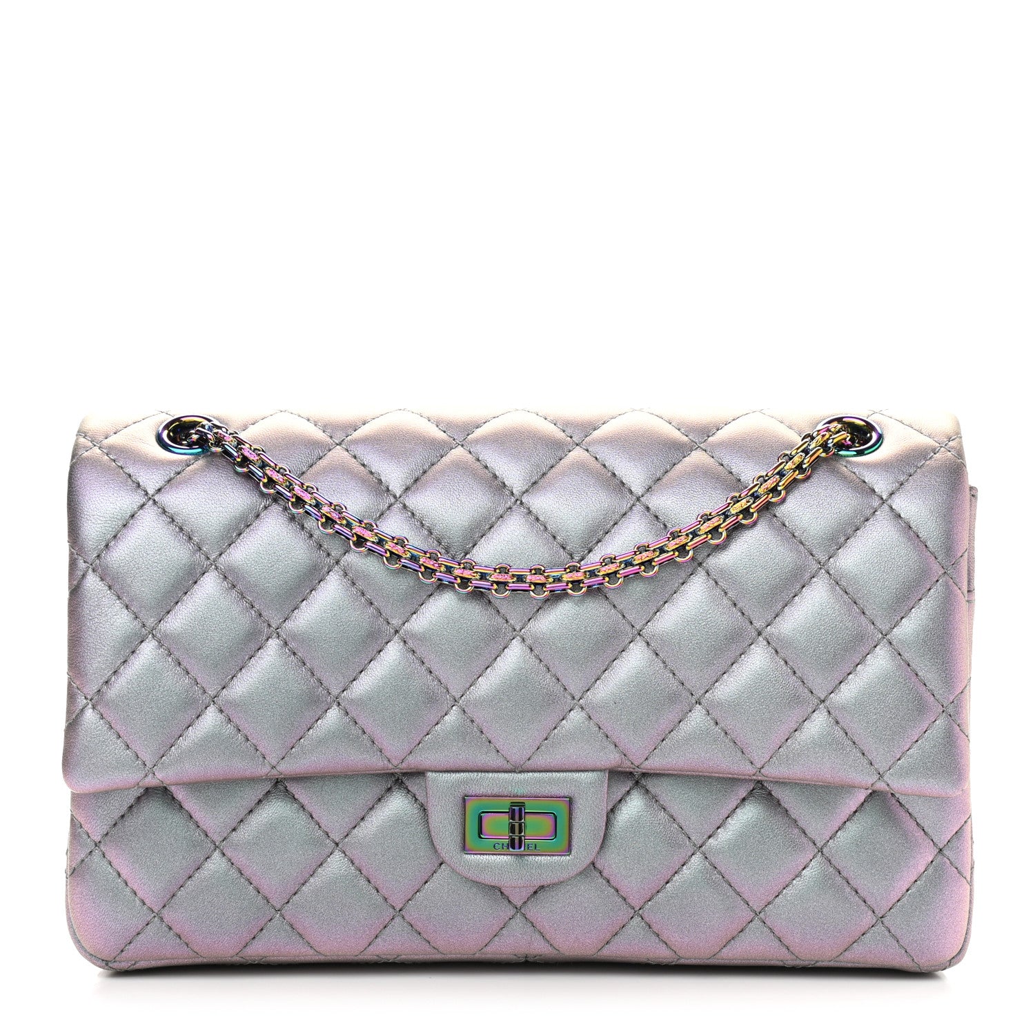 Chanel Iridescent Lambskin Quilted 2.55 Reissue 226 Flap Light Purple 1 of 9