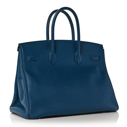 Hermes Epsom Birkin 35 Bleu Izmir 3 of 36