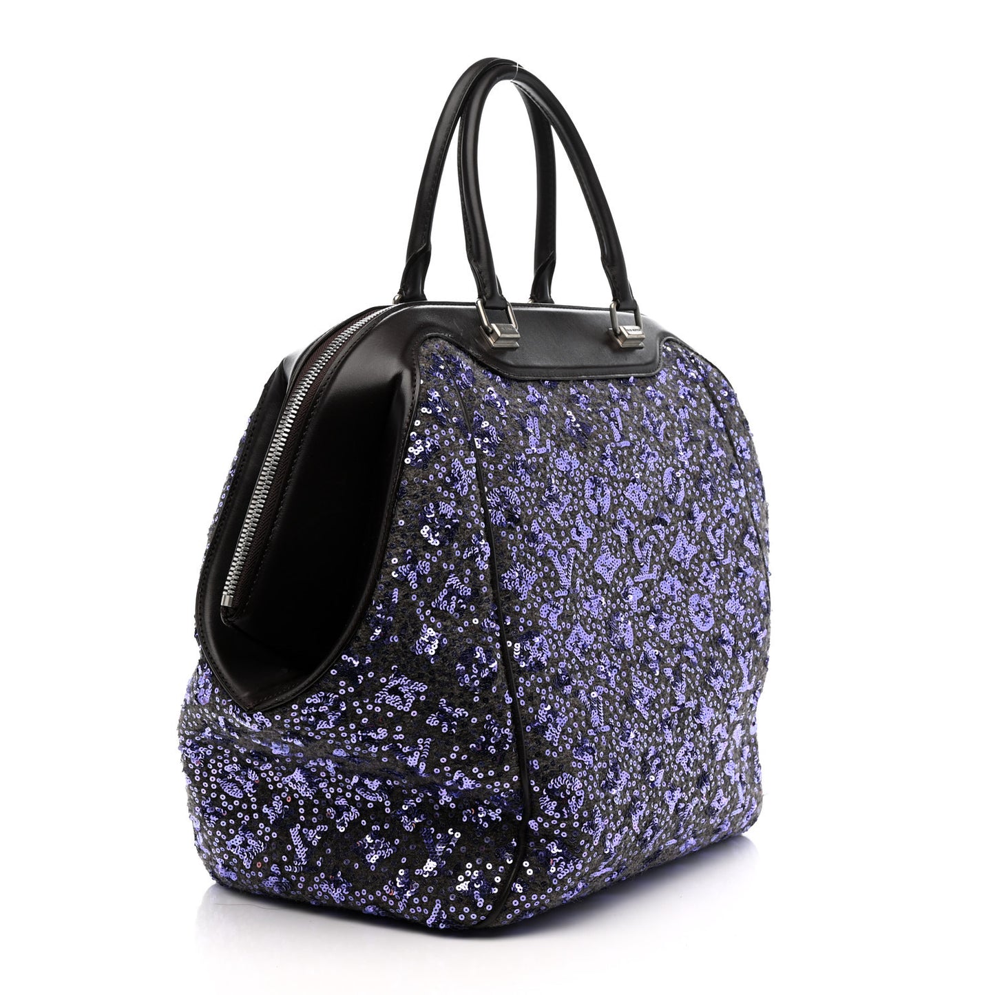 Sequin Monogram Sunshine Express North South Purple