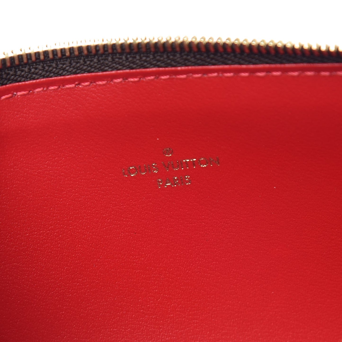 Damier Ebene Felicie Chain Wallet Zippered Insert
