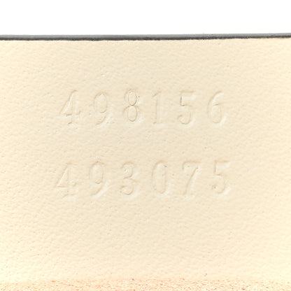 Gucci GG Supreme Monogram Moon Calfskin Small Padlock Tote Beige Ebony Mystic White 7 of 15