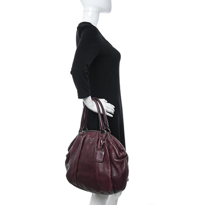 Prada Cervo Tote Amaranto 2 of 18