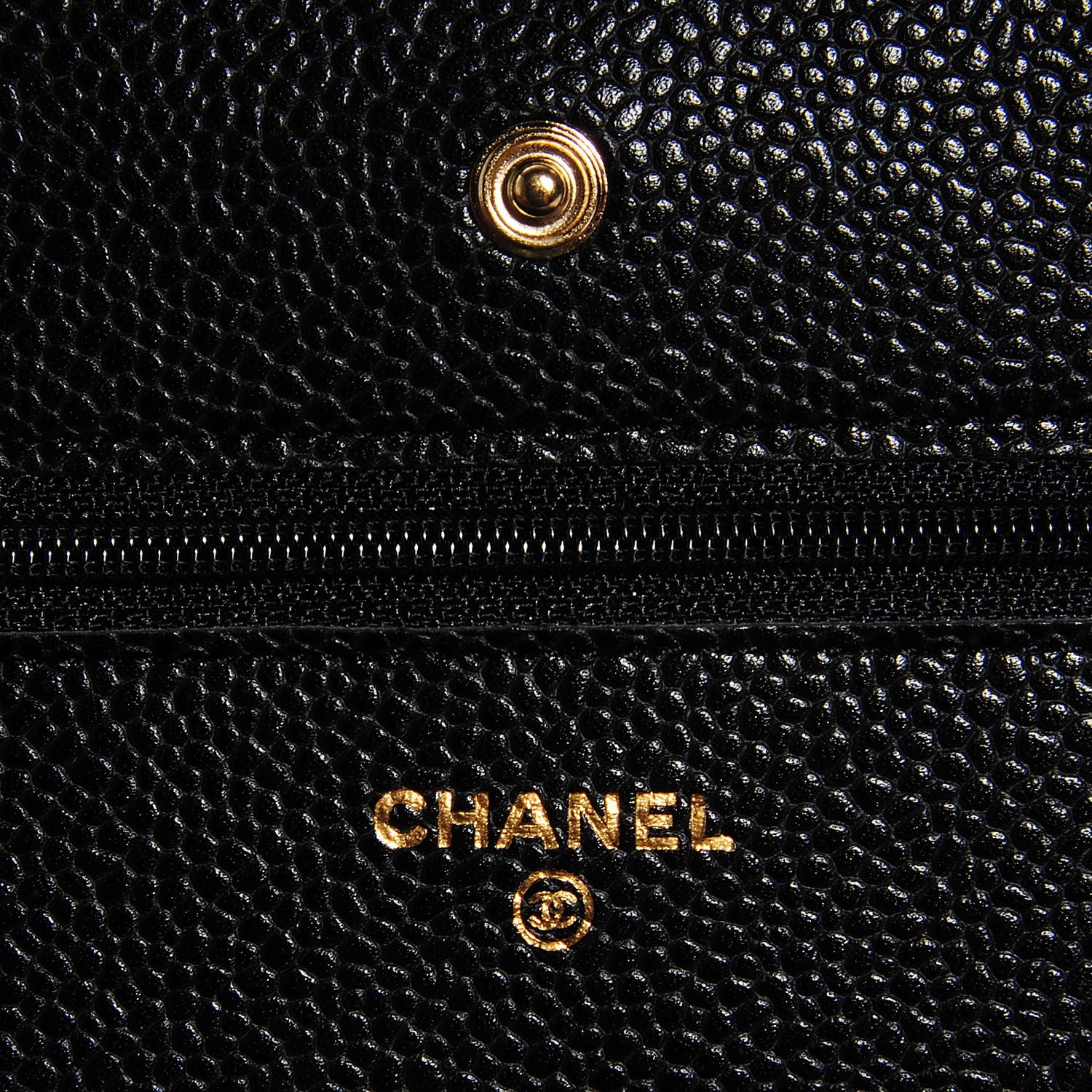 Chanel Caviar Quilted Wallet On Chain WOC Black 6 of 9