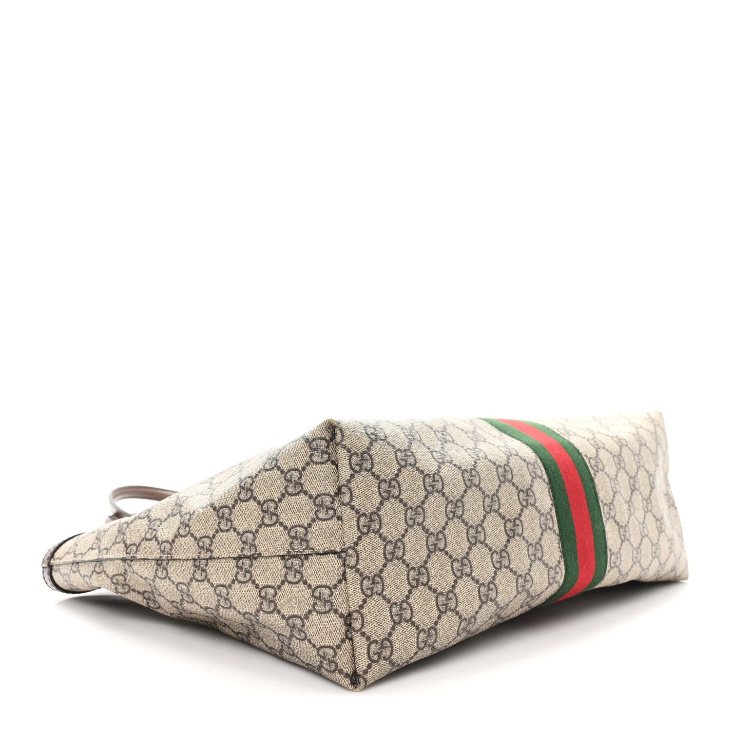 Gucci GG Supreme Monogram Medium Ophidia Shopping Tote Brown 4 of 10