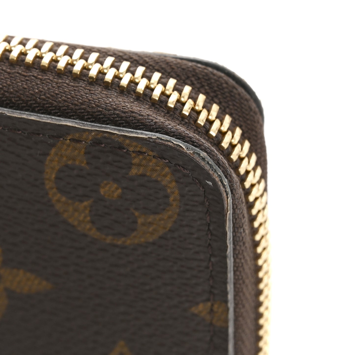Monogram Clemence Wallet Rose Ballerine