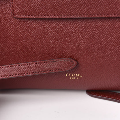 Celine Grained Calfskin Nano Belt Bag Ruby 10 of 10