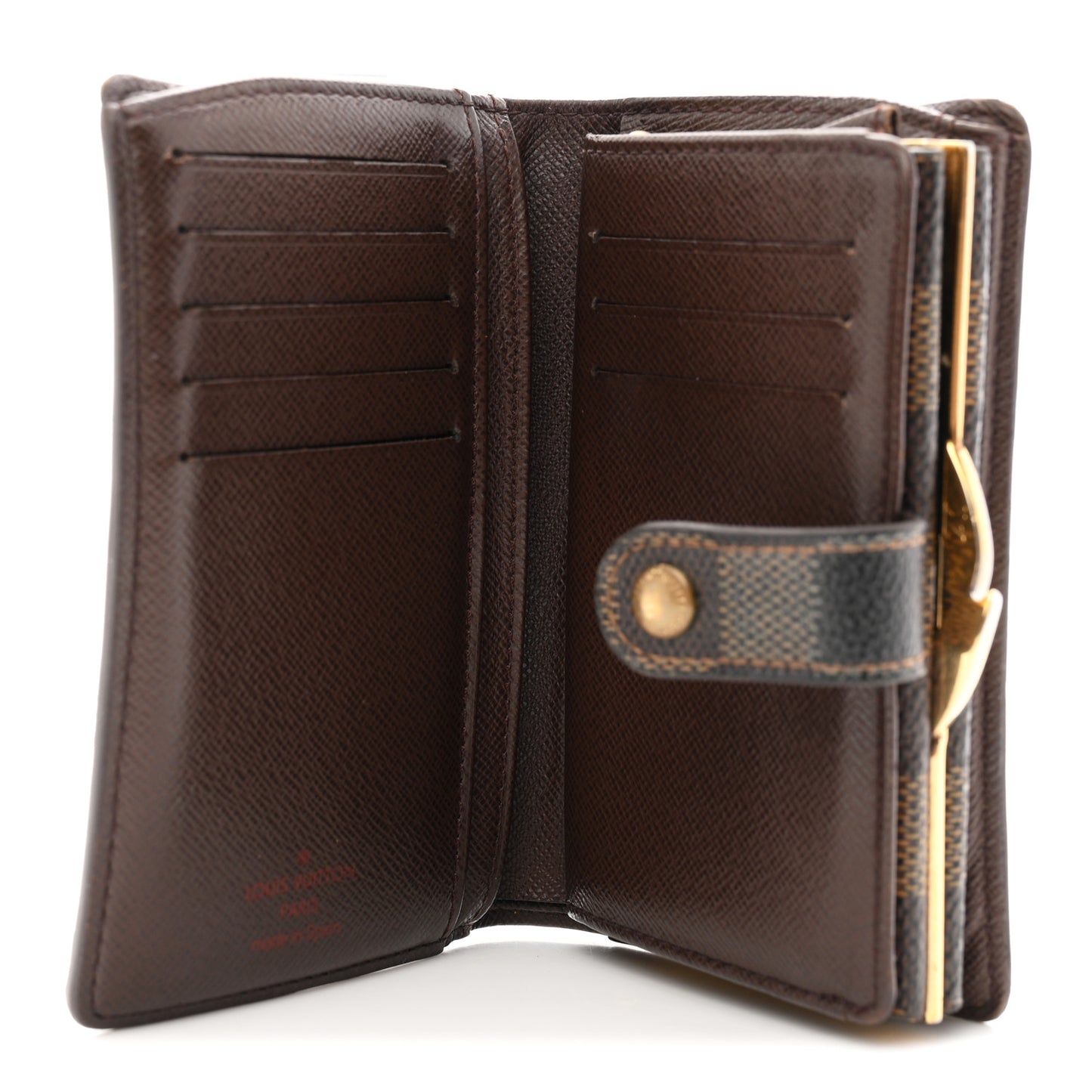 Damier Ebene French Purse Wallet