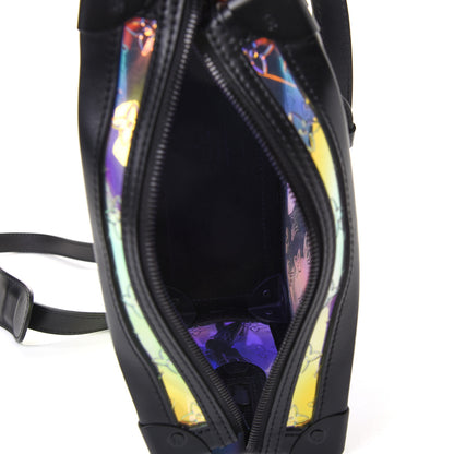 Louis Vuitton Calfskin PVC Monogram Solar Ray Soft Trunk Iridescent Prism Black 4 of 9