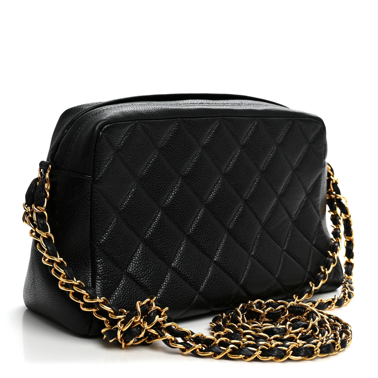 Chanel Caviar Quilted Camera Case Black 3 of 10