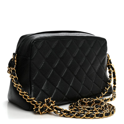 Chanel Caviar Quilted Camera Case Black 3 of 10