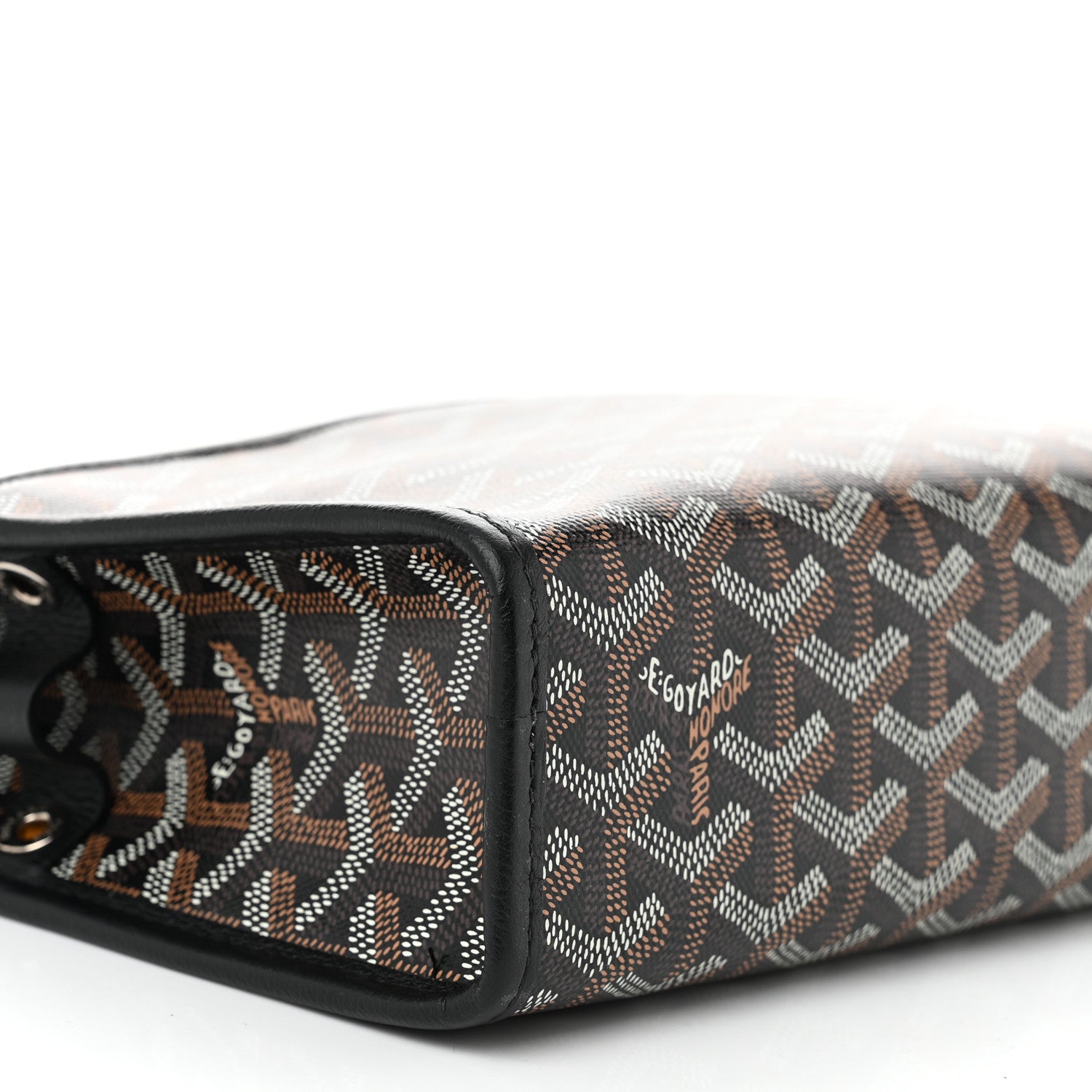 Goyard Goyardine Jouvence MM Toiletry Pouch Black 9 of 10