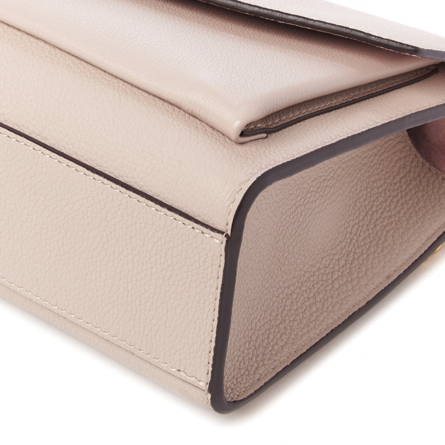 Soft Calfskin Mylockme Chain Bag BB Greige