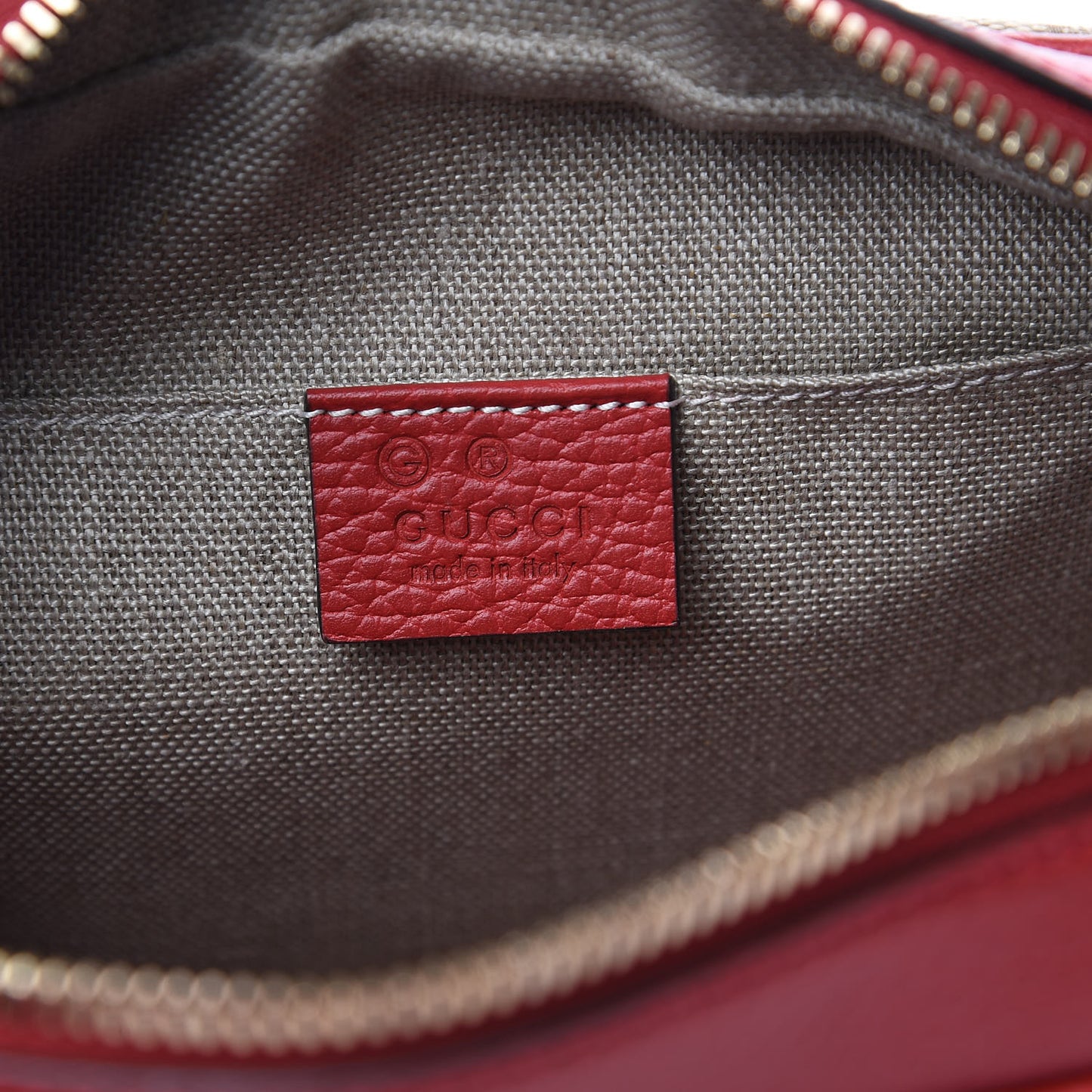 Monogram Mini Bree Messenger Bag Red