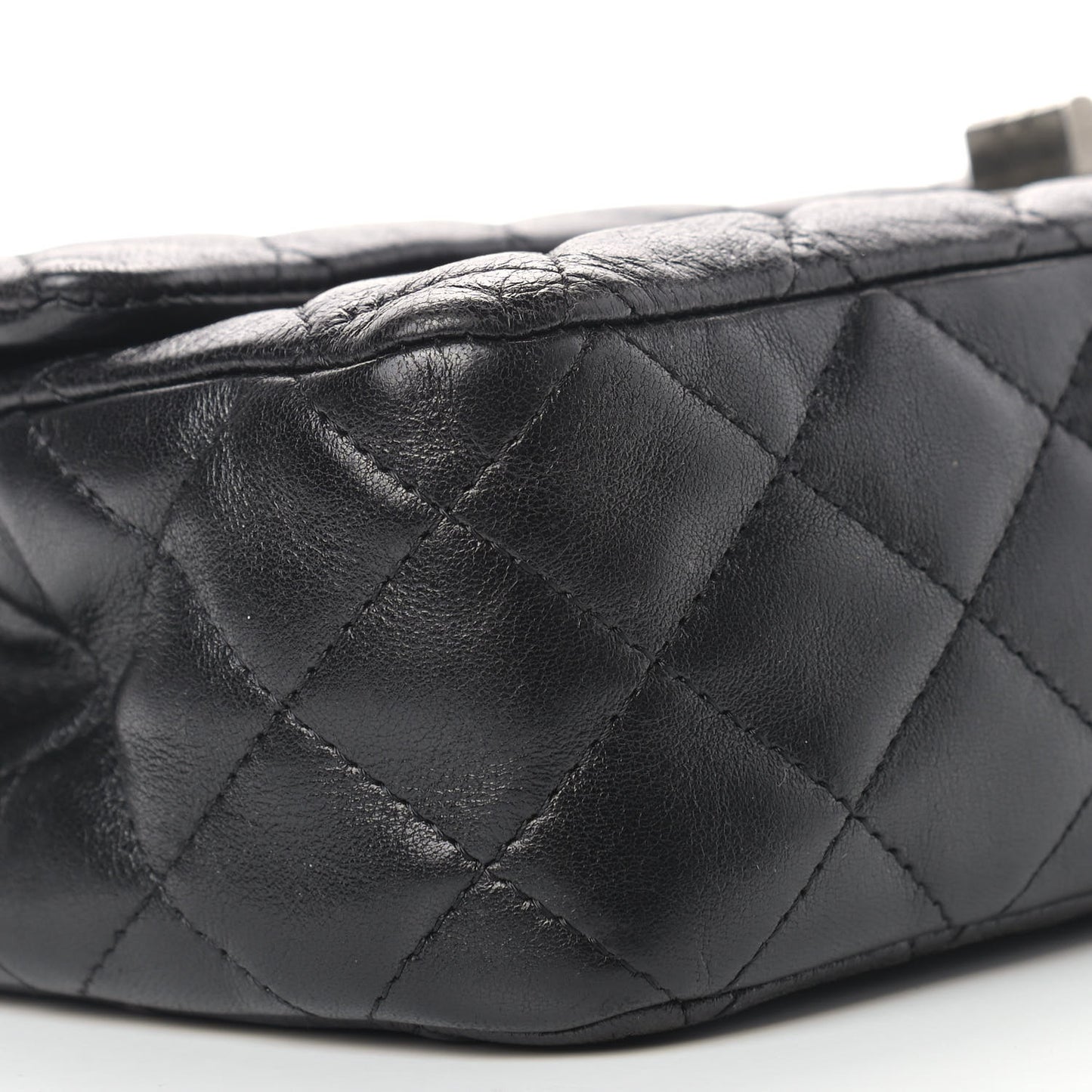 Aged Calfskin Quilted 2.55 Reissue 225 Flap Black