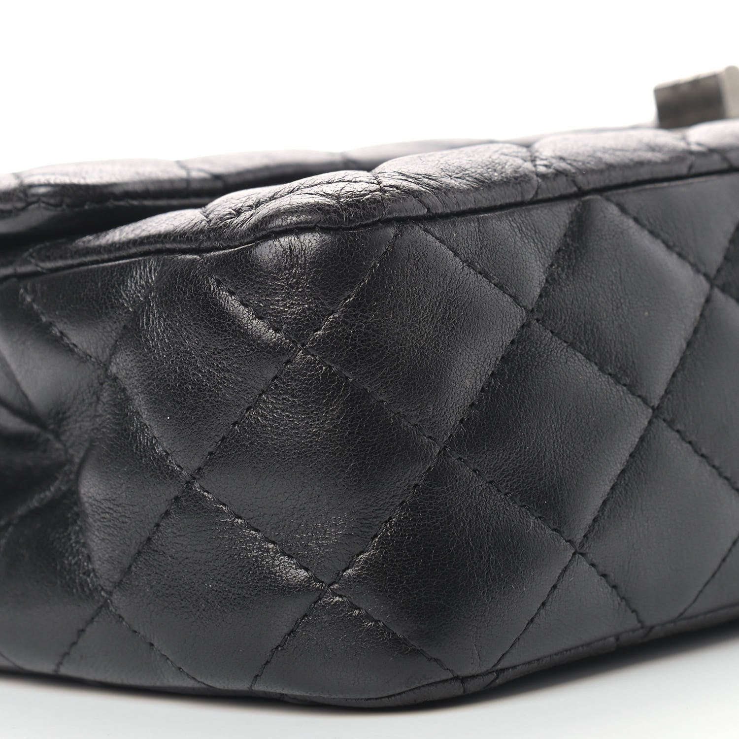 Chanel Aged Calfskin Quilted 2.55 Reissue 225 Flap Black 8 of 14