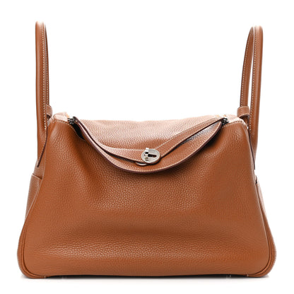 Hermes Taurillon Clemence Lindy 34 Gold 1 of 10