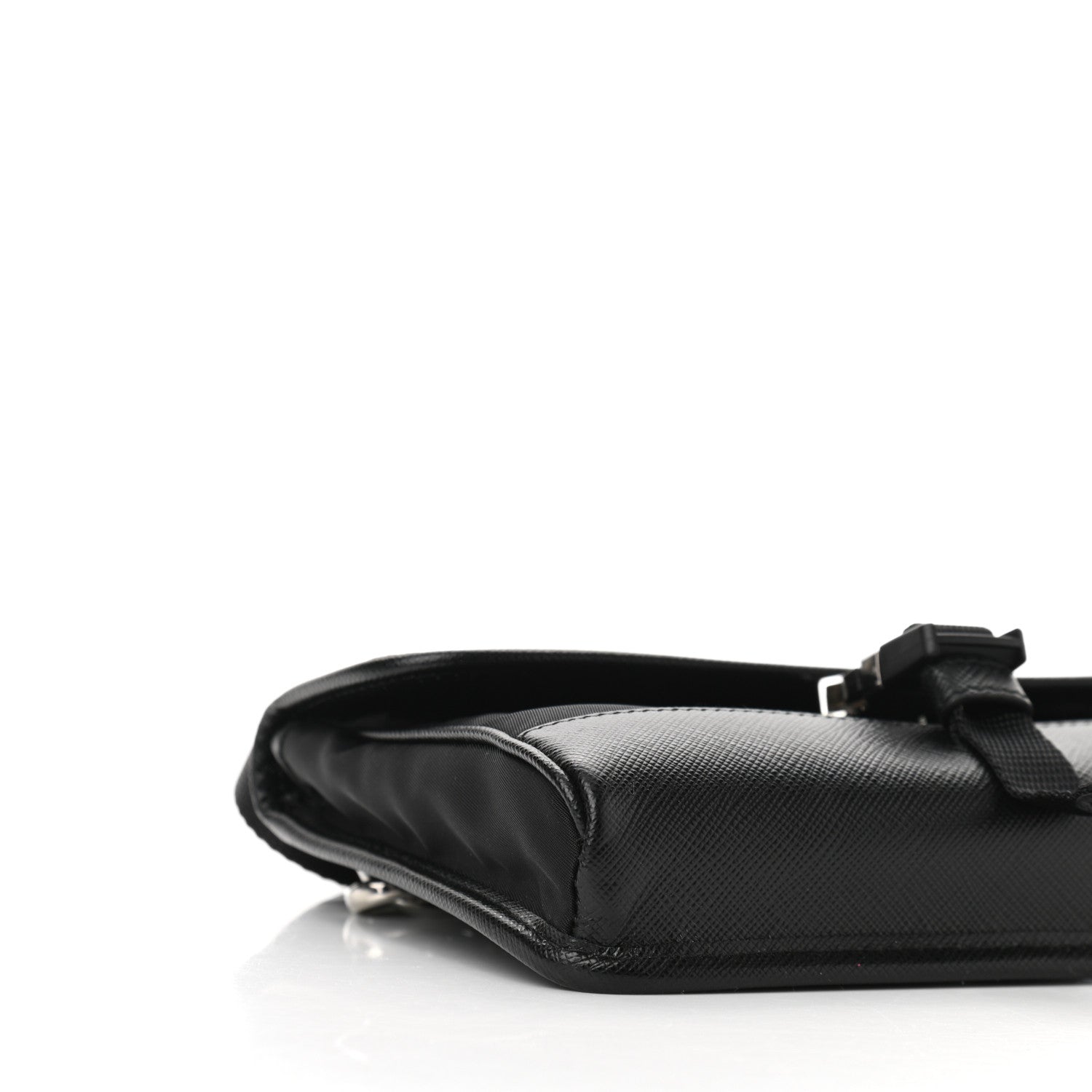 Prada Re-Nylon Saffiano Smartphone Case Crossbody Black 8 of 10
