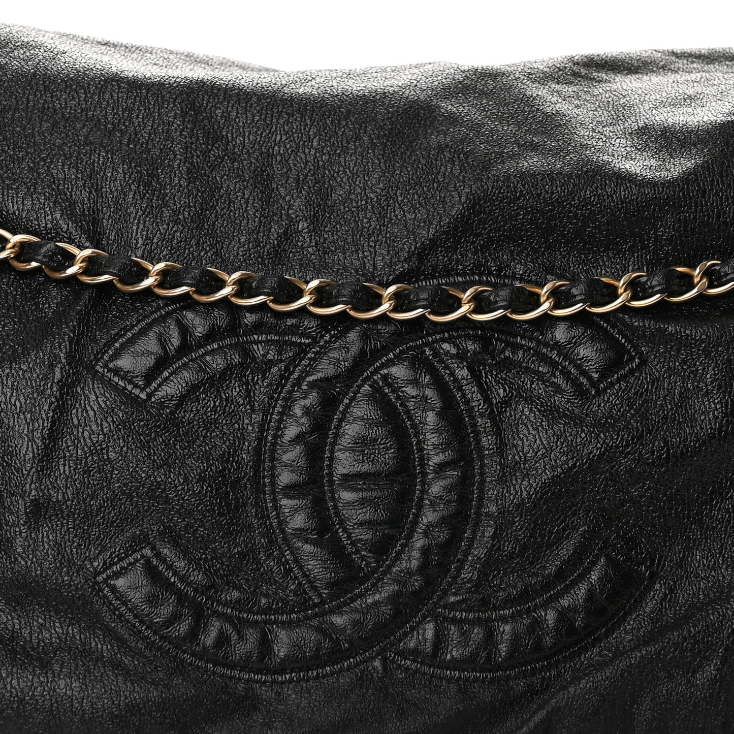 Vinyl XXL Rock and Chain Flap Black