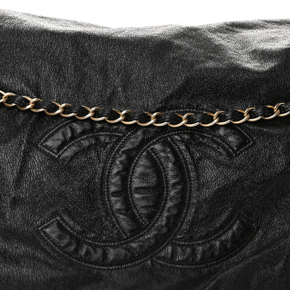 Chanel Vinyl XXL Rock and Chain Flap Black 8 of 12