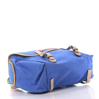 Gucci Canvas Childrens Sciroppo Patch Backpack Blue 3 of 11