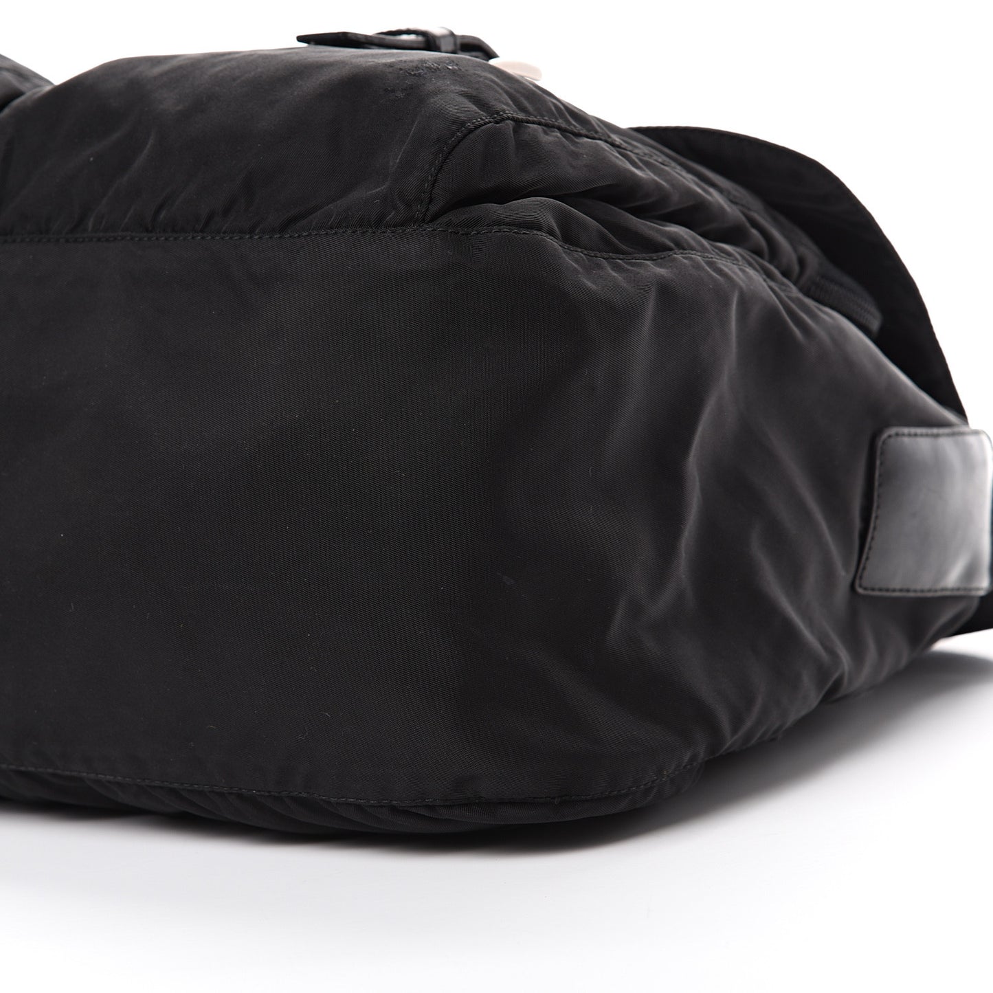 Nylon Vela Sport Messenger Bag Black