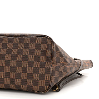 Louis Vuitton Damier Ebene Neo Neverfull MM Rose Ballerine 9 of 11