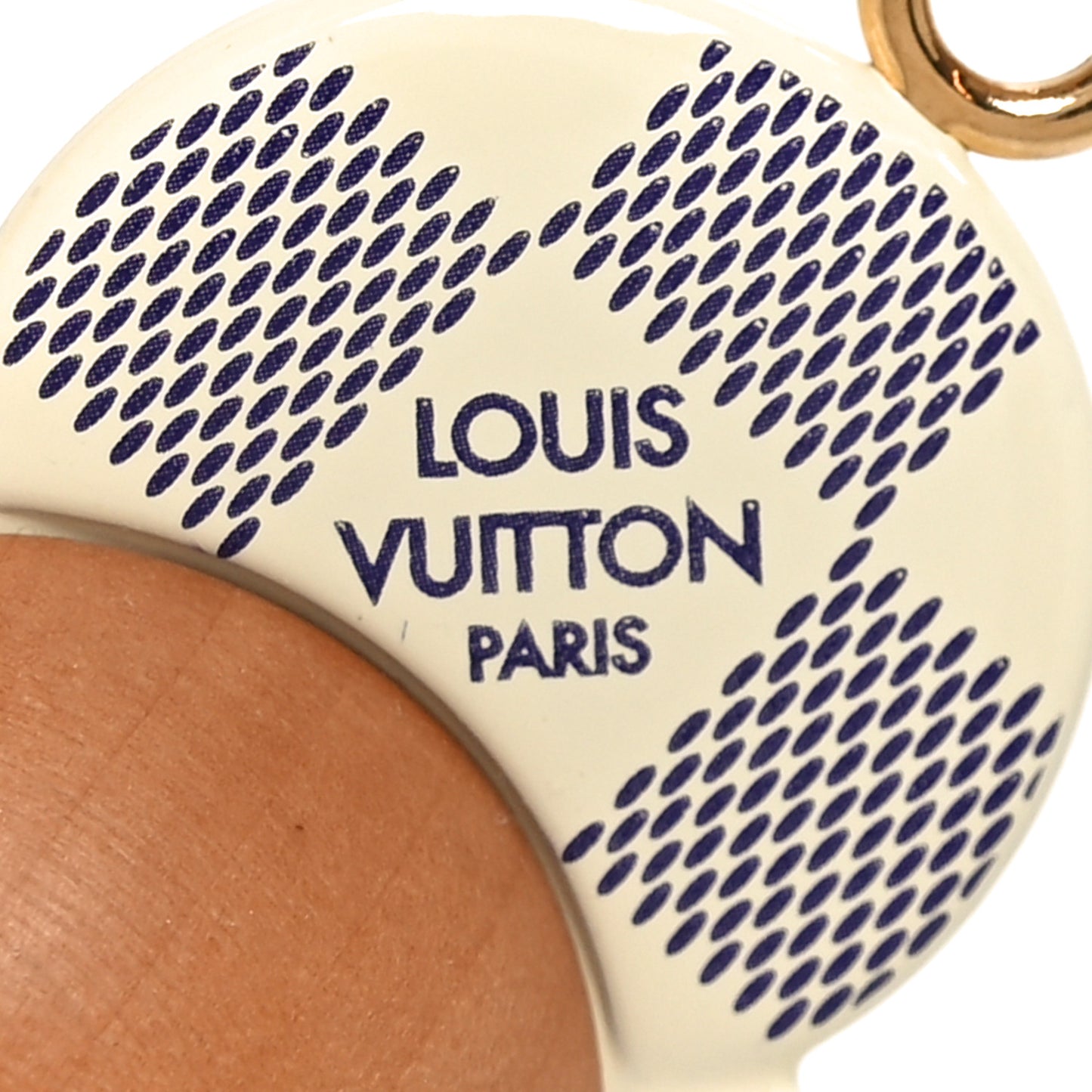 Wood Damier Azur Vivienne By The Pool Key Holder