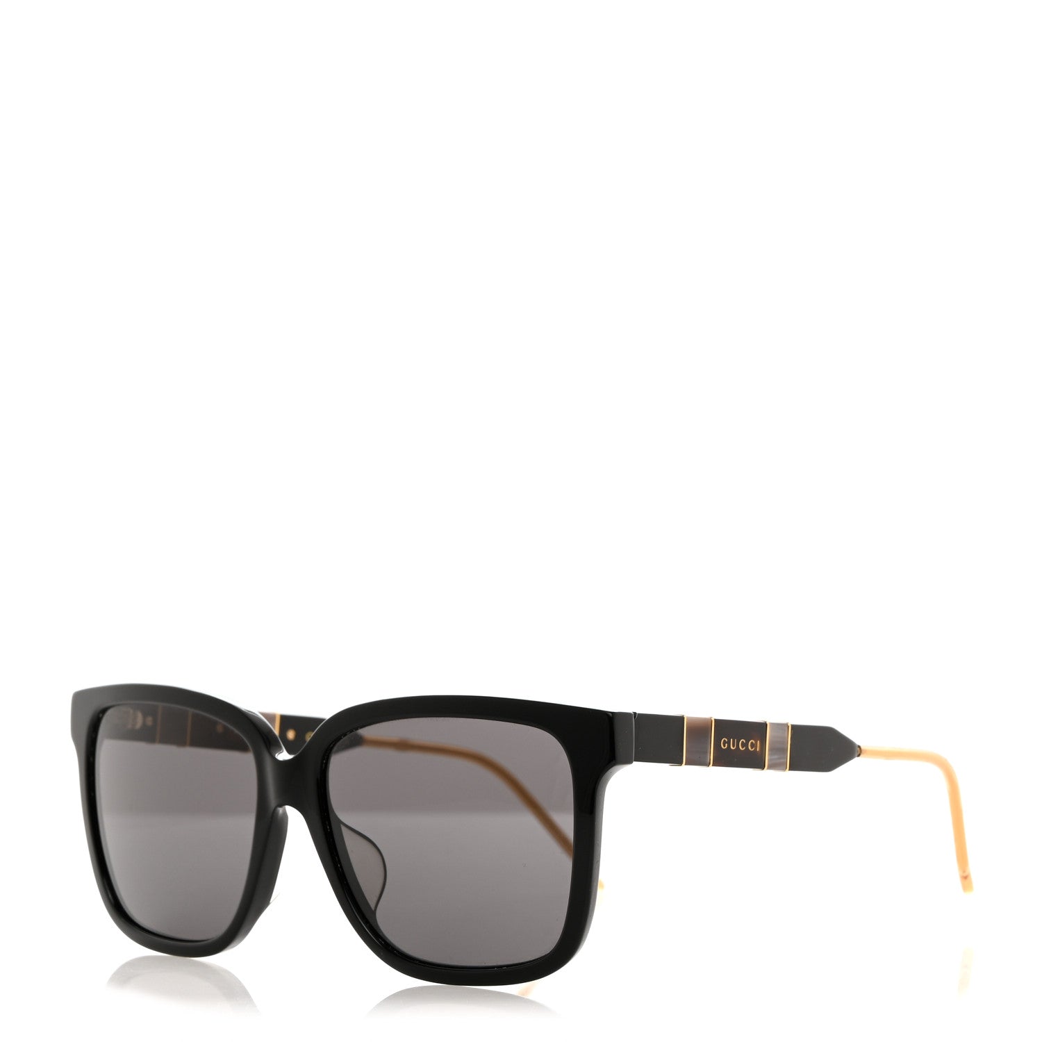 Gucci Acetate Square Sunglasses GG0599SA Black 1 of 7