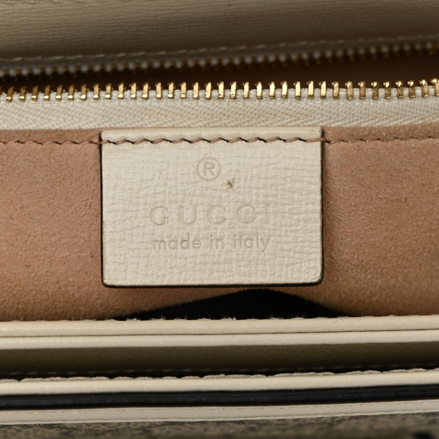 Gucci GG Supreme Monogram Horsebit 1955 Shoulder Bag Beige Mystic White 6 of 11