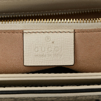Gucci GG Supreme Monogram Horsebit 1955 Shoulder Bag Beige Mystic White 6 of 11